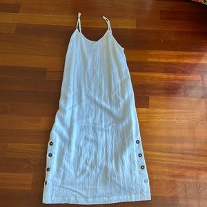 White Summer Midi Dress